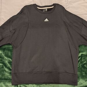 Adidas Men's Crewneck Sweater in Black